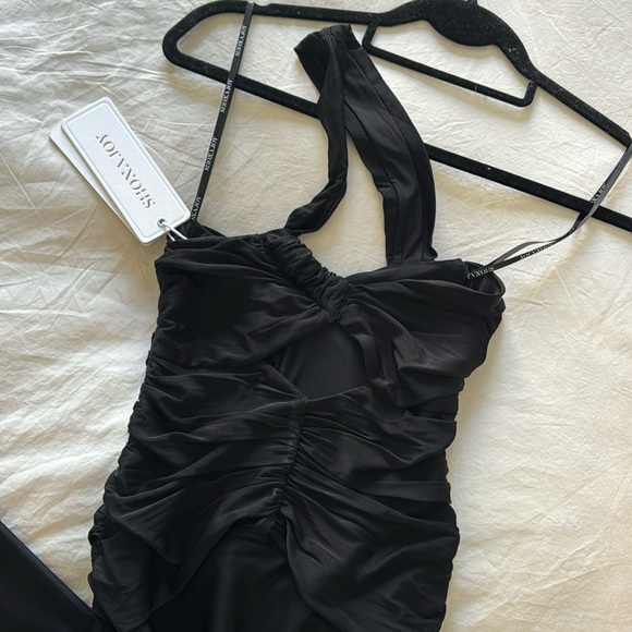 Shona Joy Black Midi Dress - Picture 4 of 6